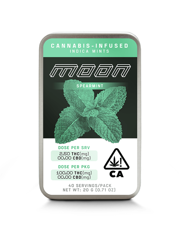 Moon Bar Edible – Spearmint Mints Moon Bar Edible – Spearmint Mints